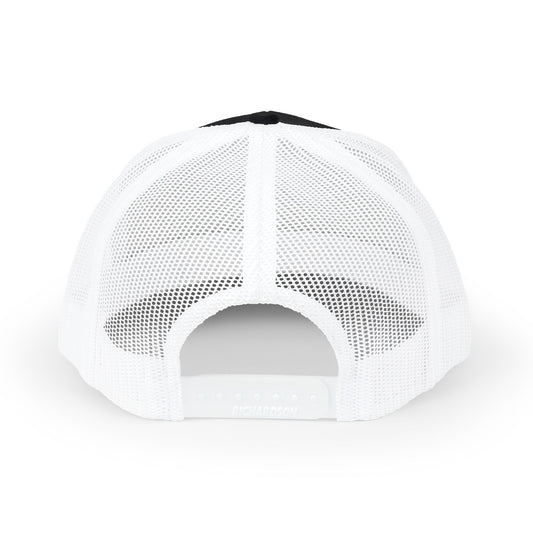 White Embroidered Dad Snapback