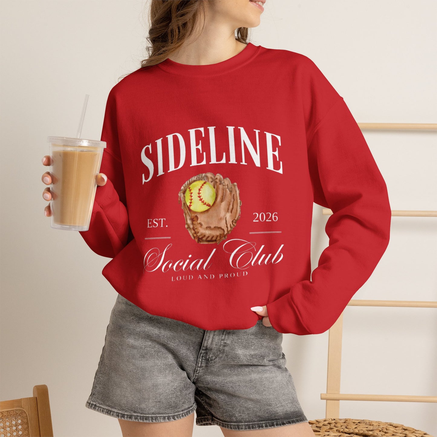 Sideline Social Club Crewneck Sweatshirt
