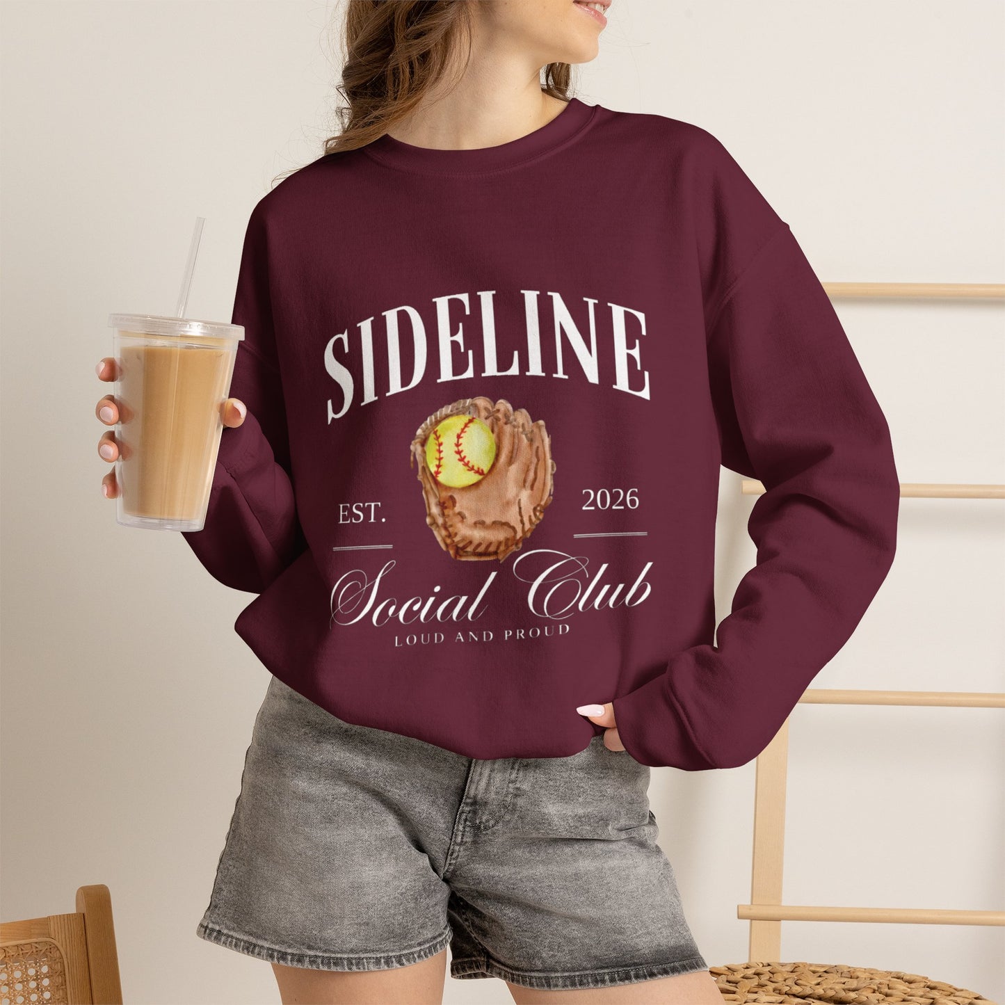 Sideline Social Club Crewneck Sweatshirt