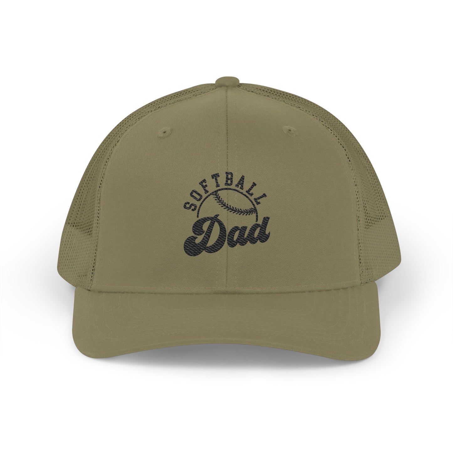 Black Embroidered Dad Snapback