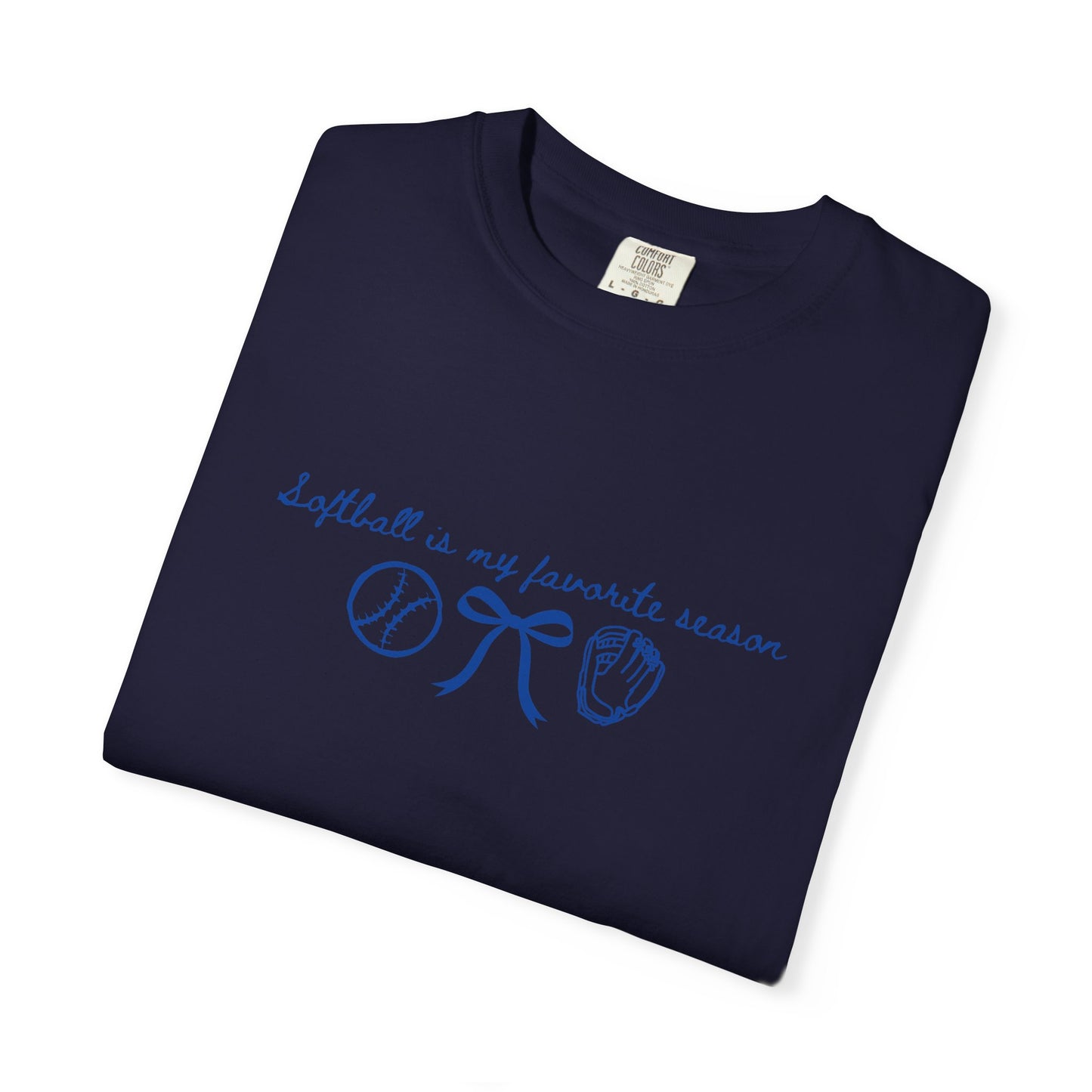 Softball Season (Blue Font)