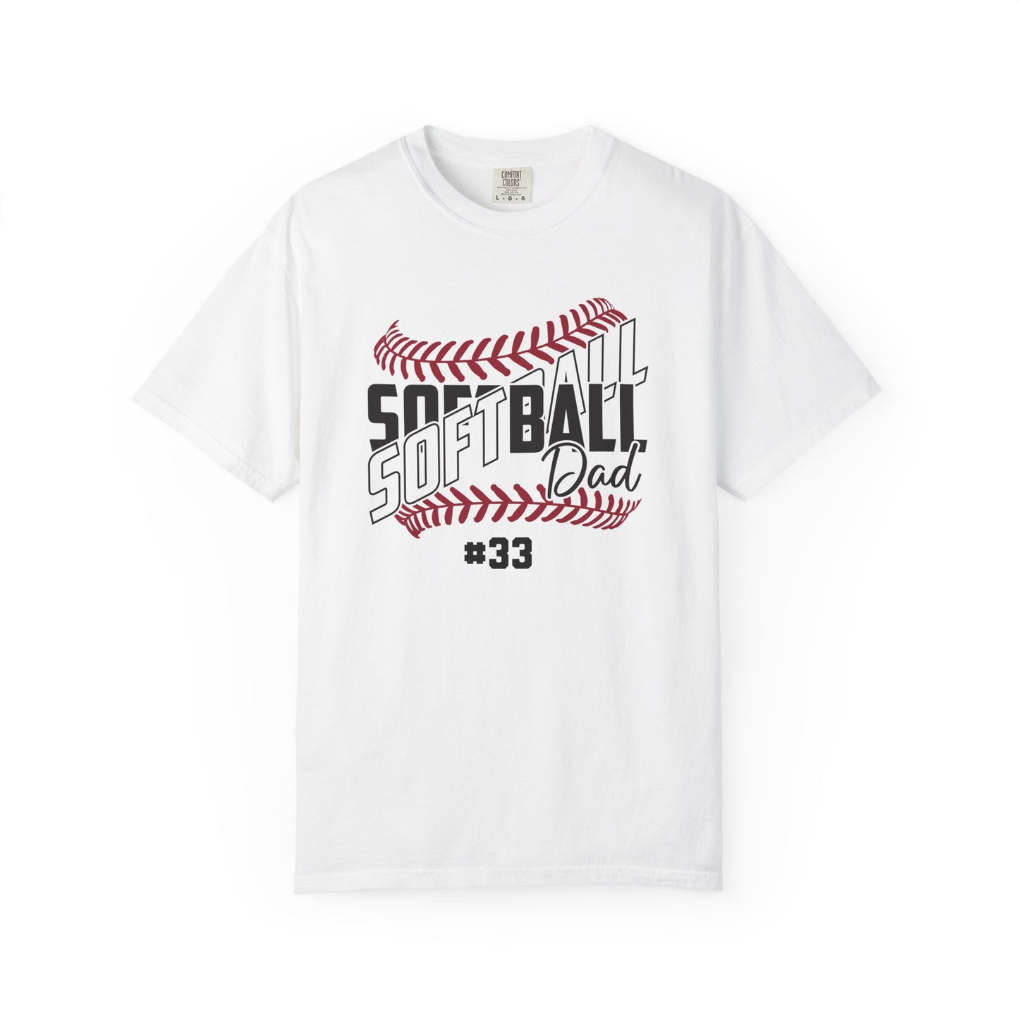Personalized Softball Dad Shirt