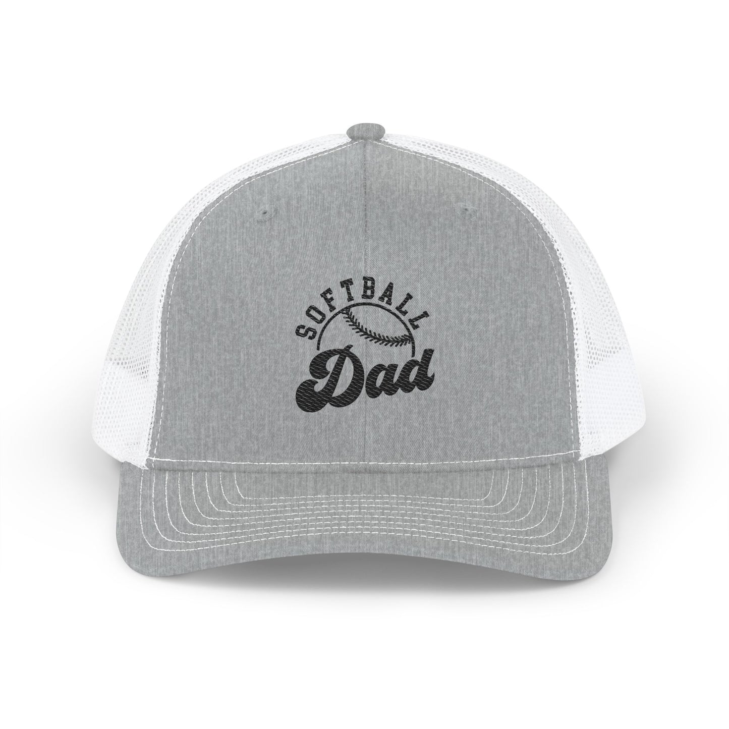 Black Embroidered Dad Snapback