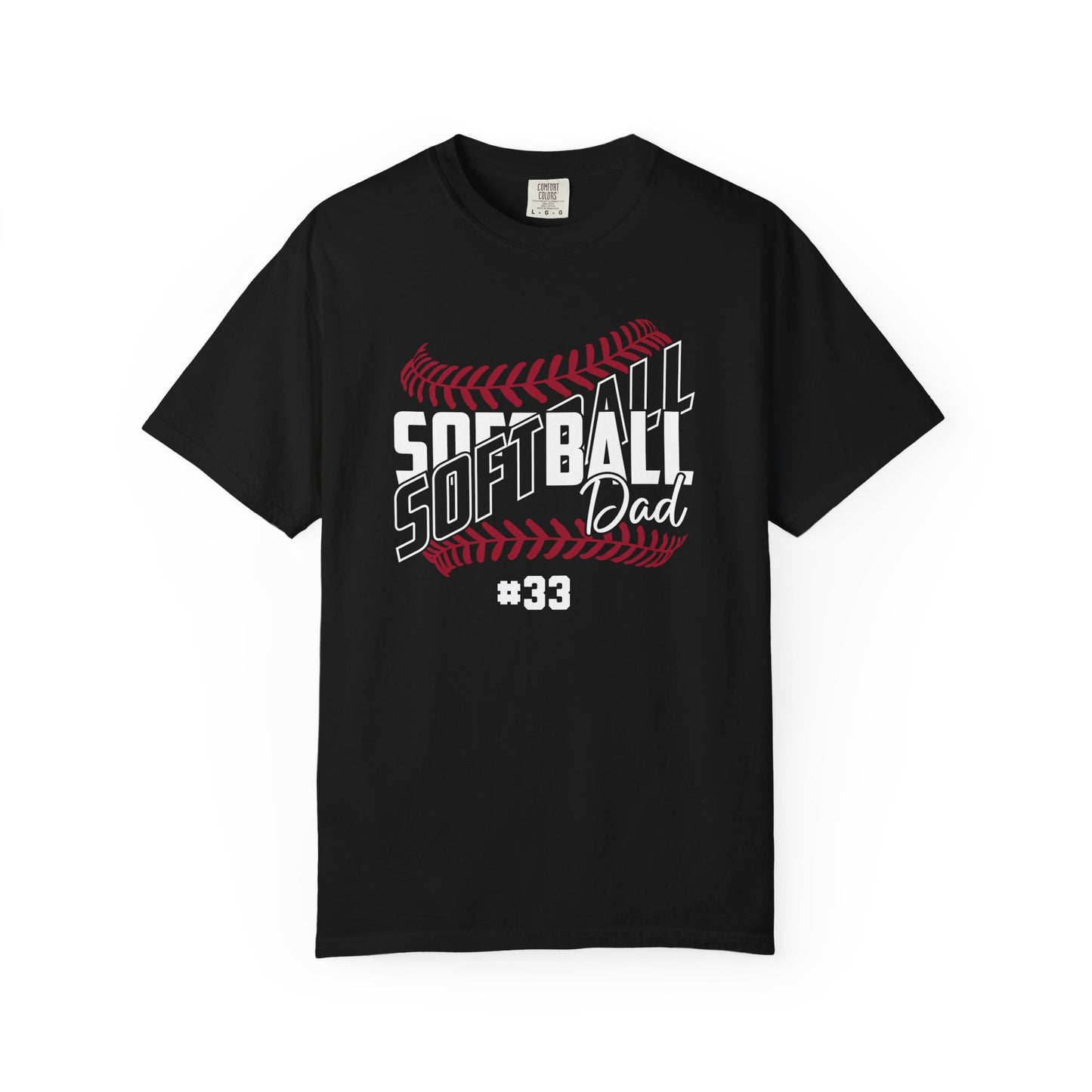 Personalized Softball Dad Shirt