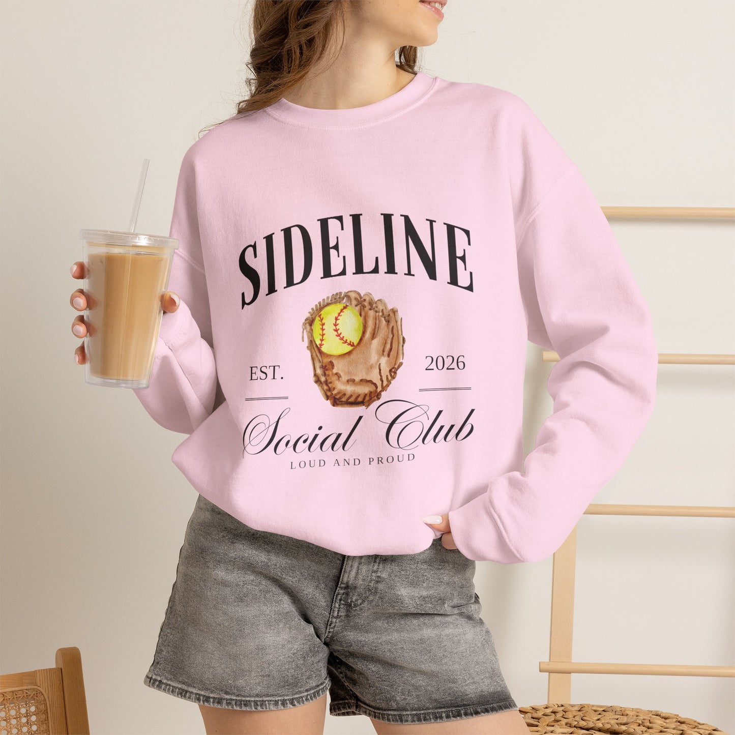 Sideline Social Club Crewneck Sweatshirt