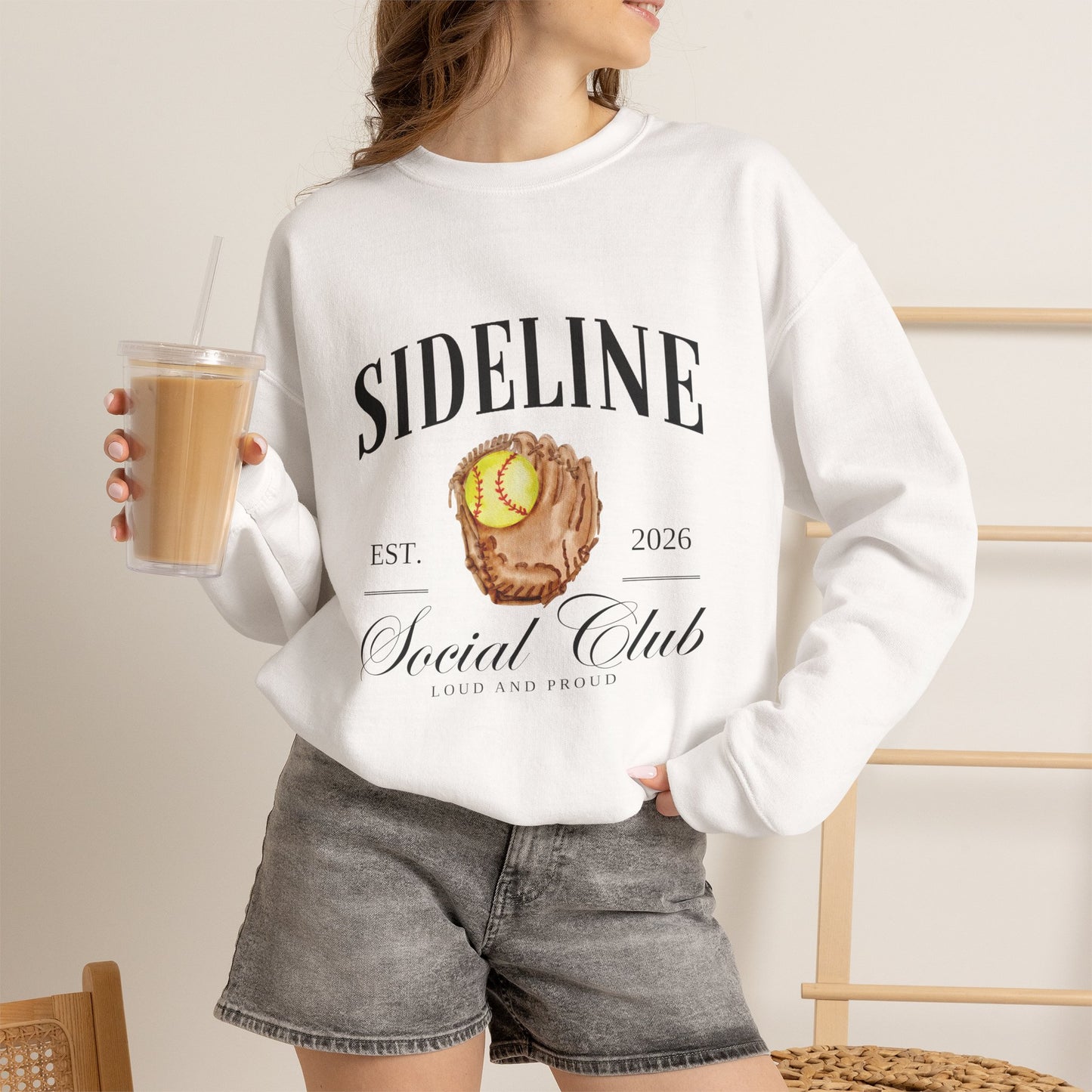 Sideline Social Club Crewneck Sweatshirt
