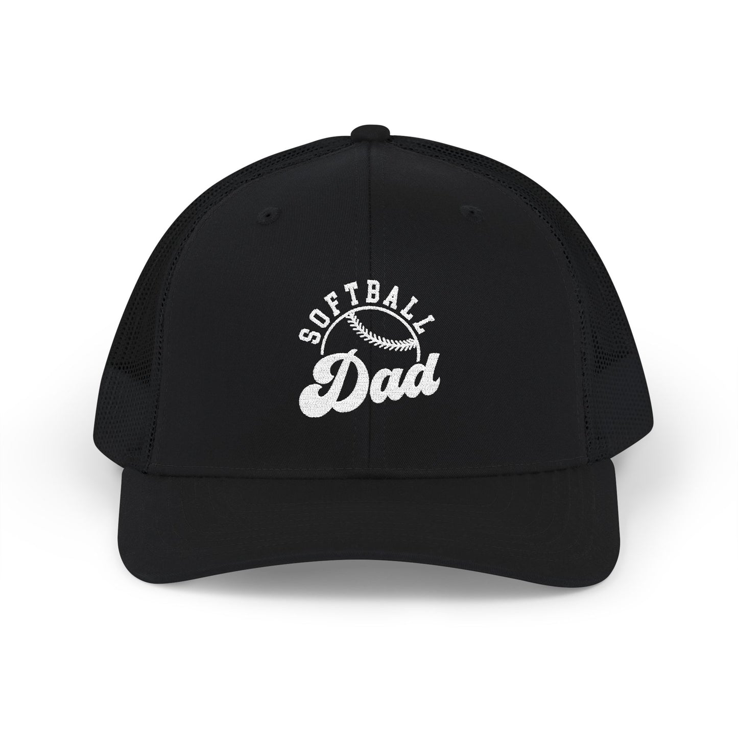 White Embroidered Dad Snapback