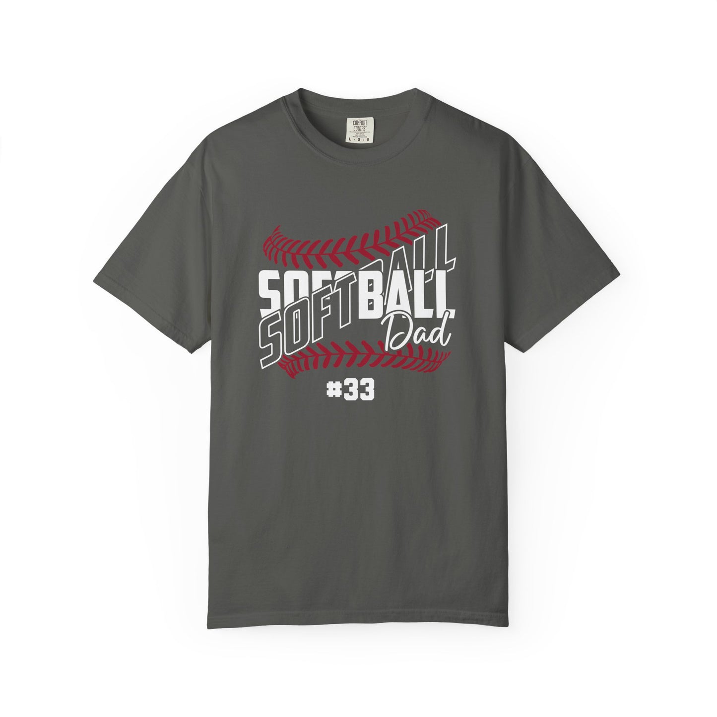 Personalized Softball Dad Shirt