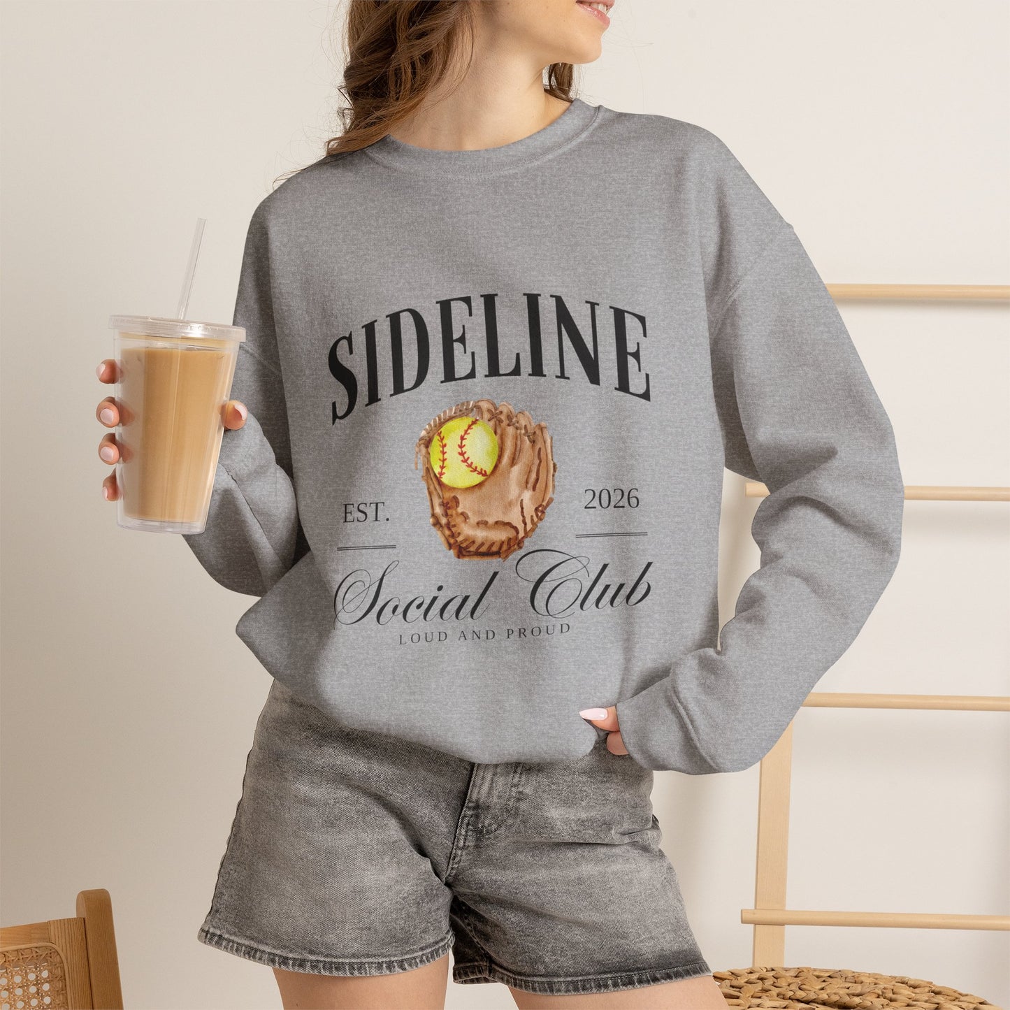 Sideline Social Club Crewneck Sweatshirt