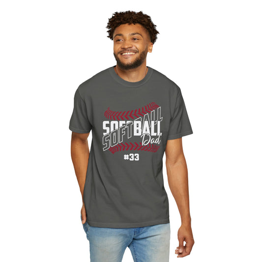 Personalized Softball Dad Shirt