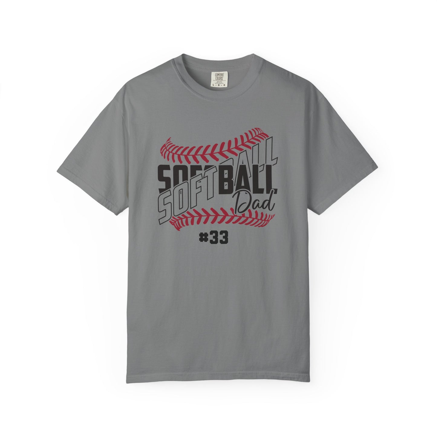 Personalized Softball Dad Shirt