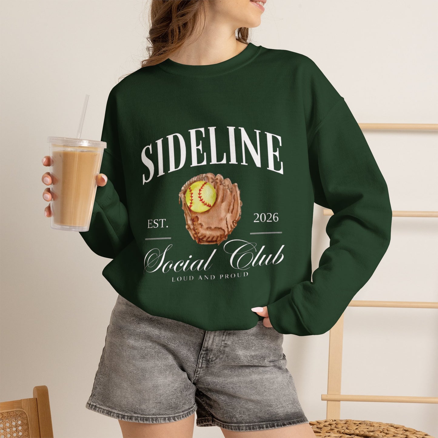 Sideline Social Club Crewneck Sweatshirt