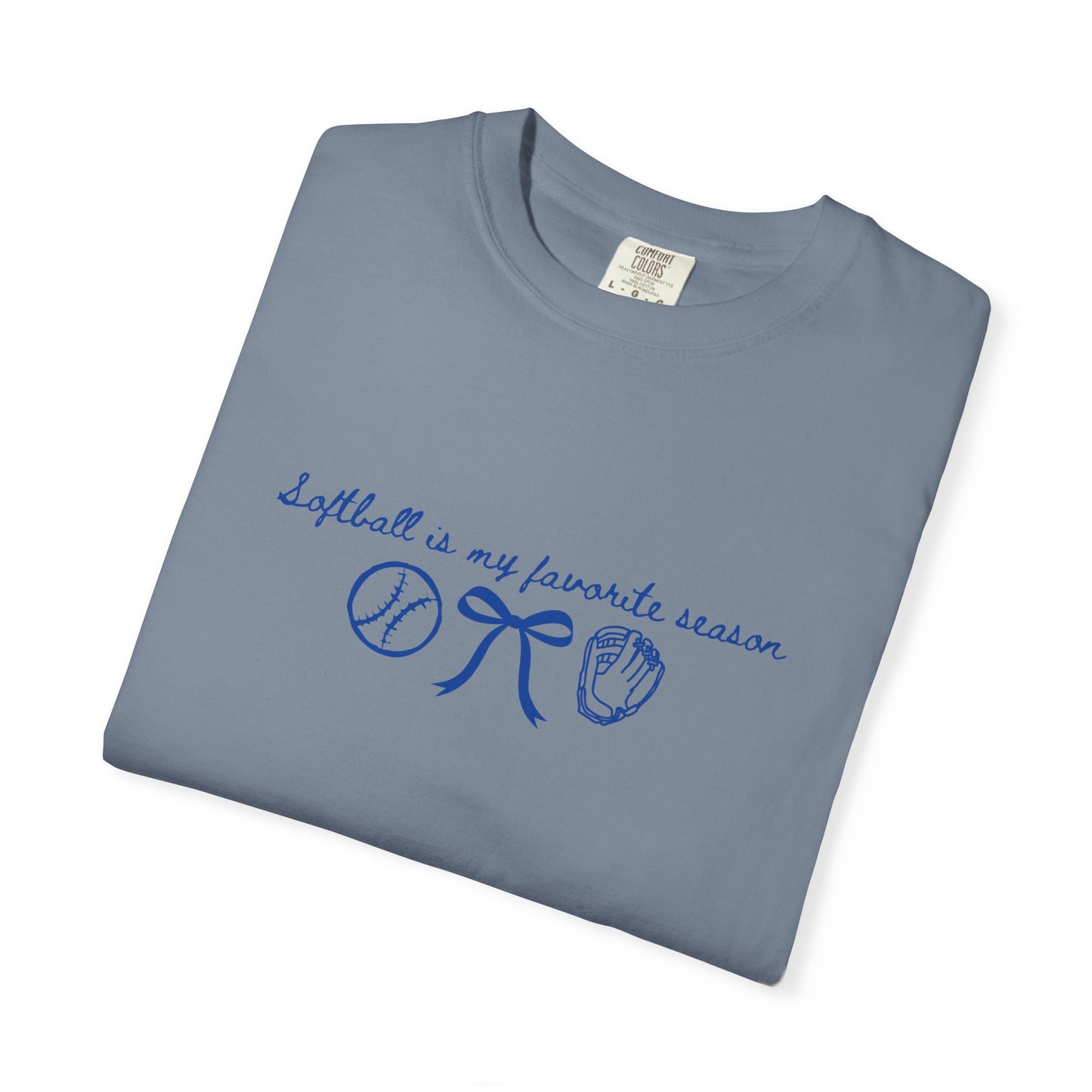 Softball Season (Blue Font)