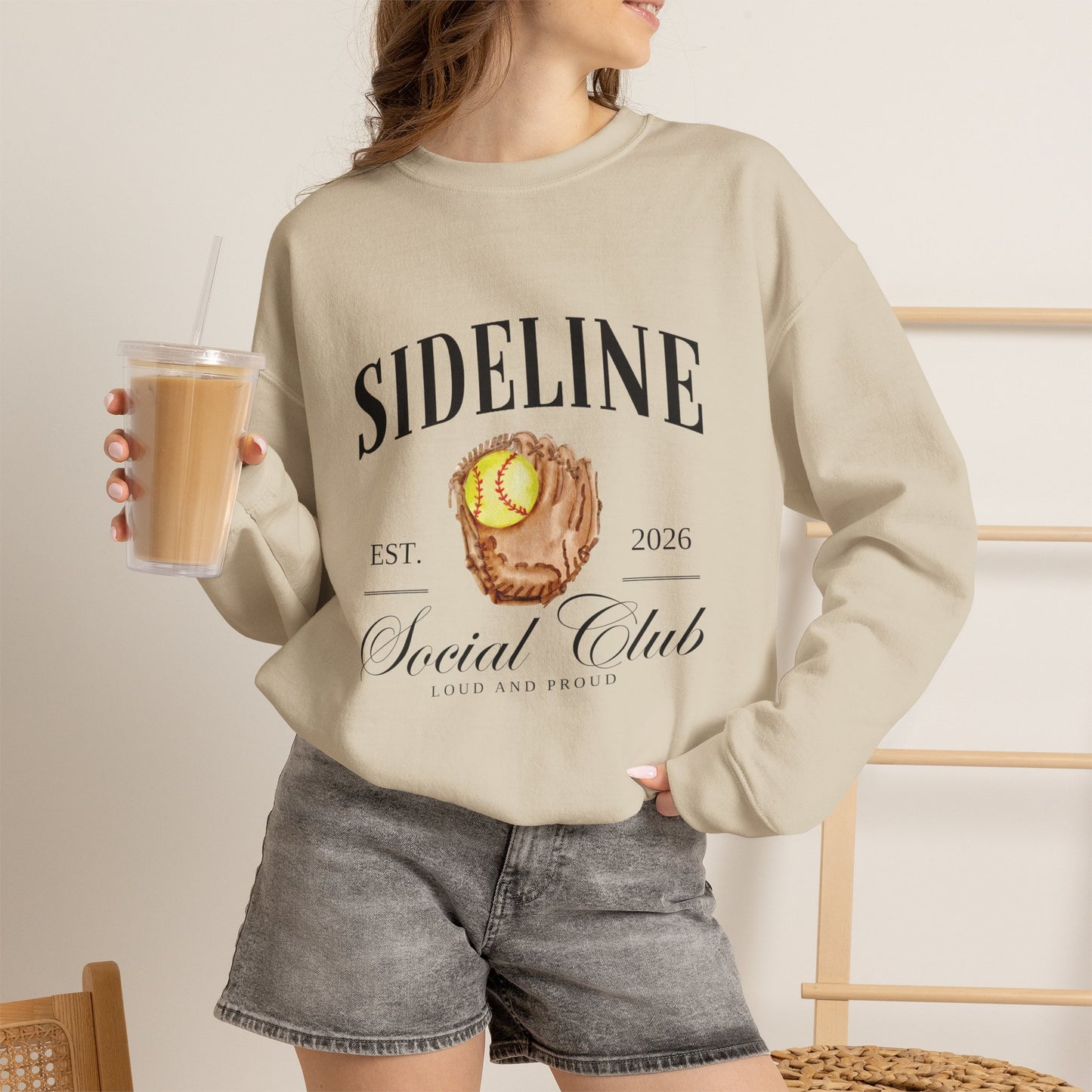 Sideline Social Club Crewneck Sweatshirt